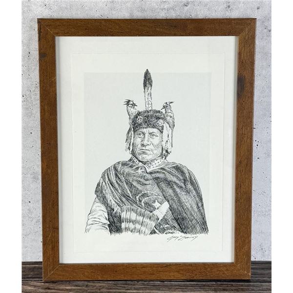 Gary Zaboly Mitch Bouyer Indian Drawing