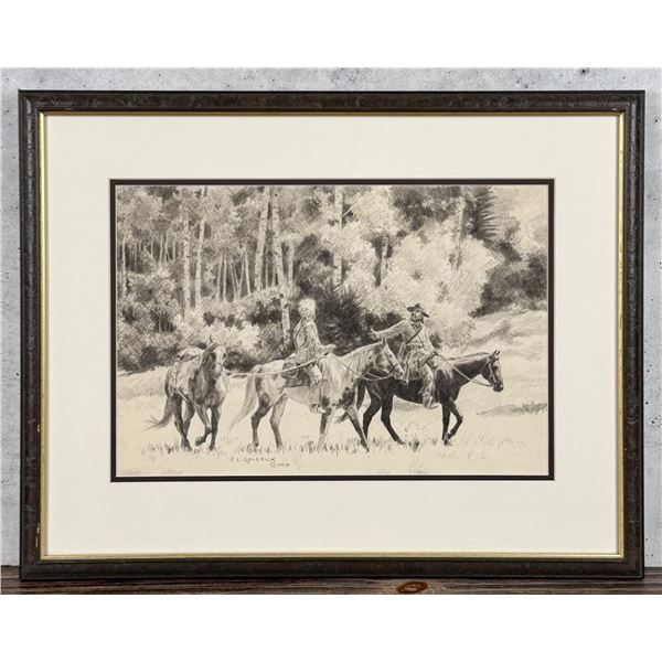 Claire Louise Goldrick Trail Buddies Drawing