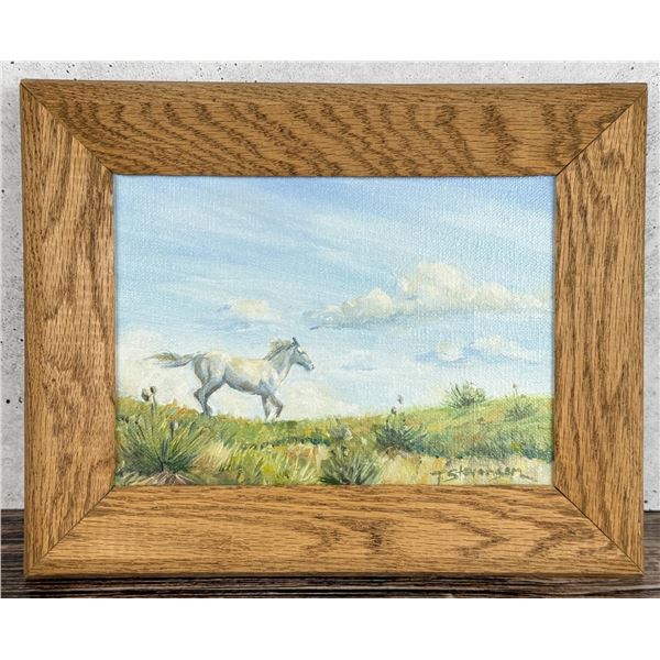 Trish Stevenson Ghost Horse Painting