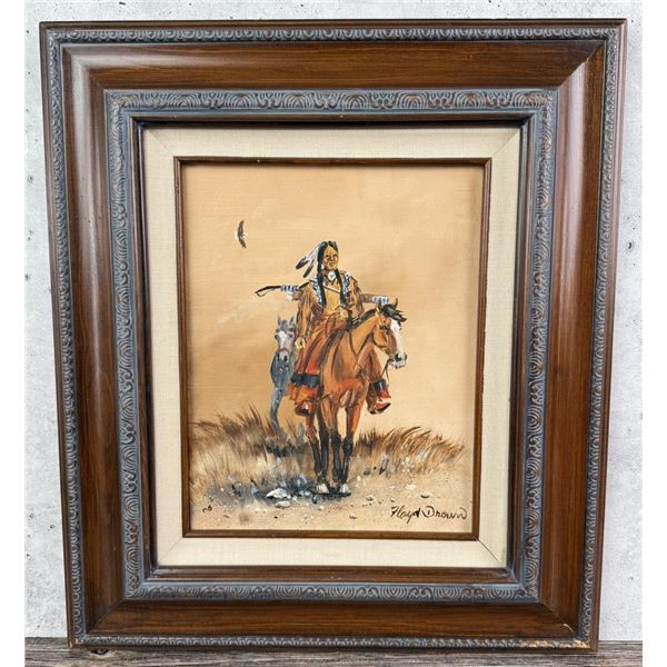 Floyd Drown Quick Draw Oil Painting