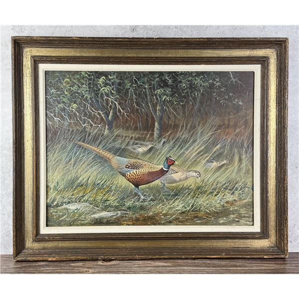Ron Jenkins Ring Necked Pheasants Painting