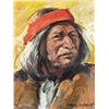 Image 2 : Paul Modlin Tarahumara Indian Chief Painting