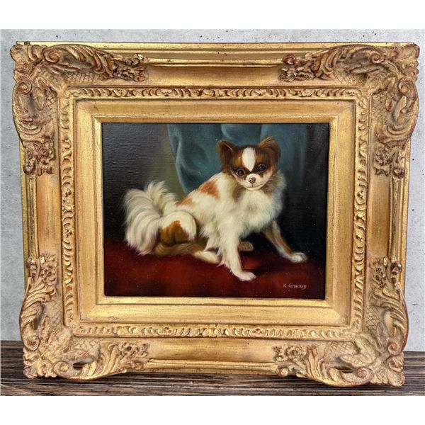 European Dog Painting