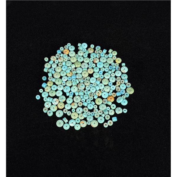 Pueblo Turquoise Rolled Beads
