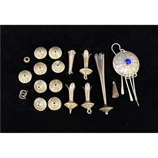 Assorted Sterling Navajo Jewelry Findings