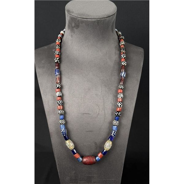 Venetian Native American Indian Trade Beads Skunk