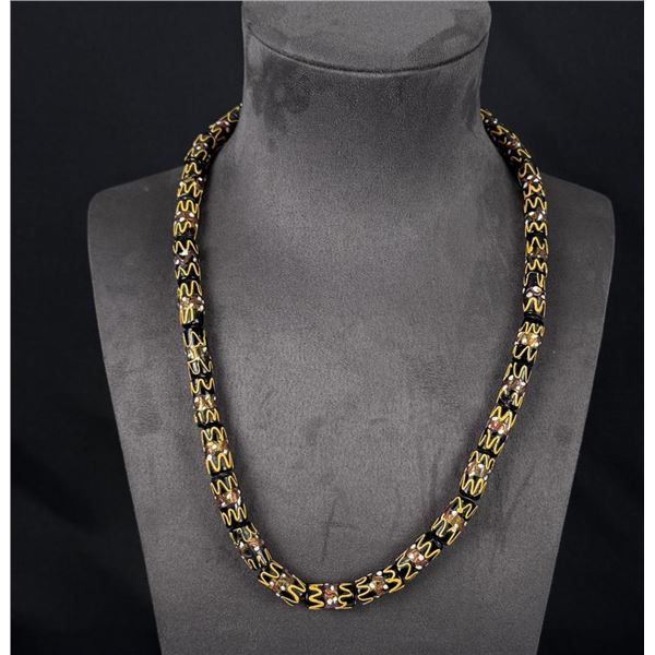 Venetian Black Wedding Cake Indian Trade Beads