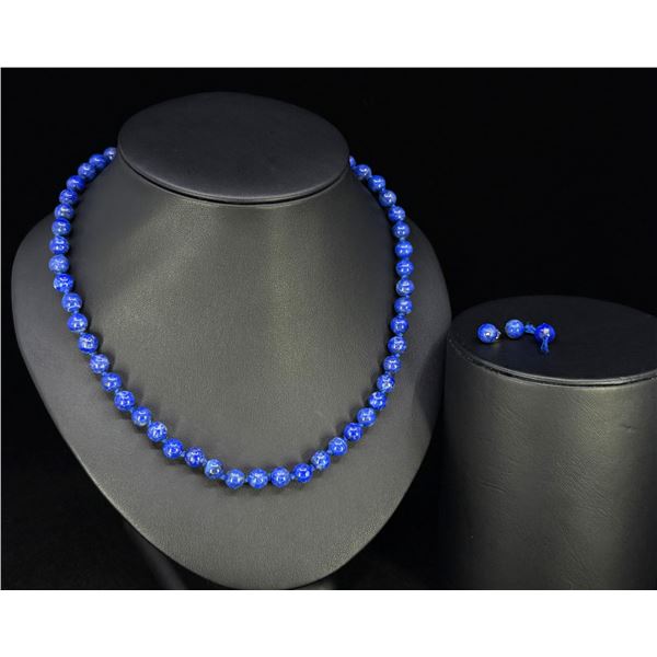 Lapis Lazuli Bead Necklace