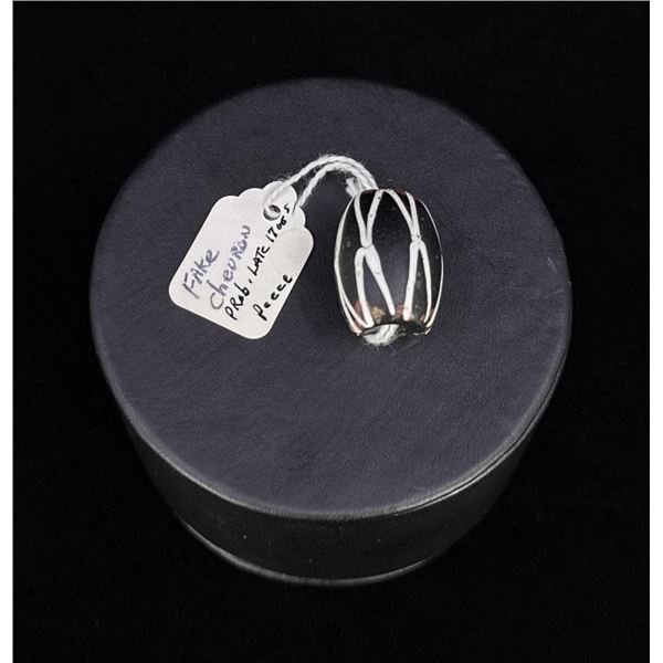 False Imitation Chevron Indian Trade Bead