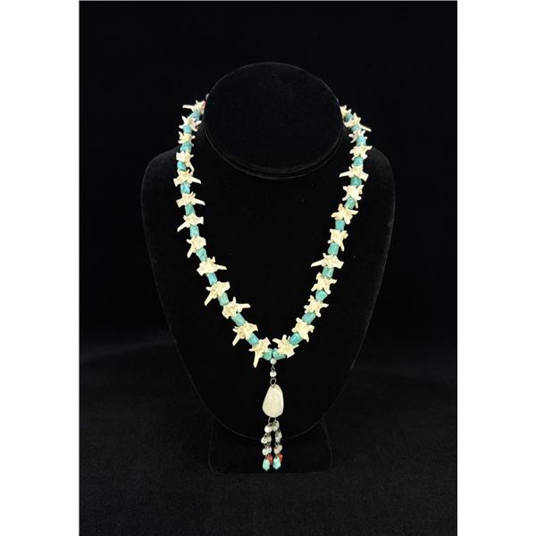 Santo Domingo Pueblo Snake Vertebrae Necklace