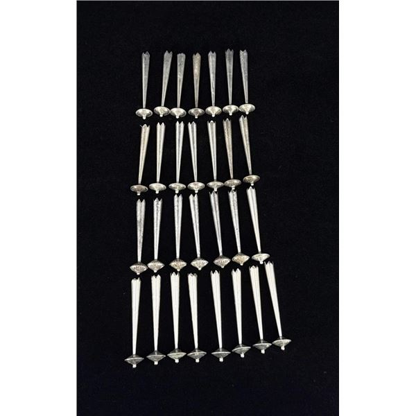Navajo Sterling Silver Bolo Tie Tips