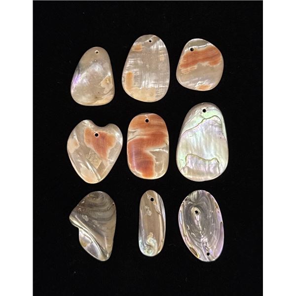 Ancient Plateau Indian Shell Trade Earrings