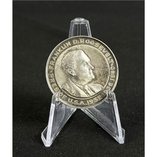 Franklin Roosevelt 3rd Inauguration Error Medal