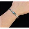 Image 1 : Old Pawn Navajo Sterling Silver Turquoise Bracelet