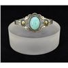 Image 2 : Navajo Turquoise Trading Post Bracelet
