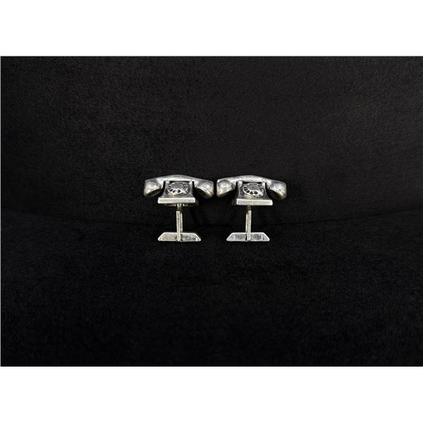 Fenwick & Sailors Sterling Telephone Cufflinks