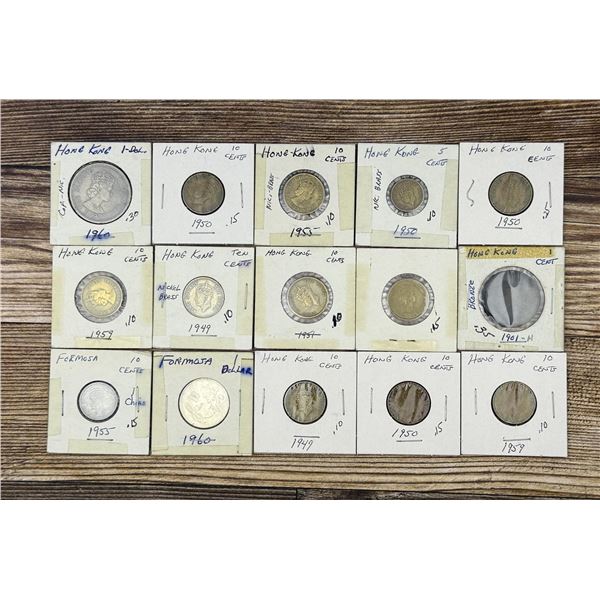 Collection of Hong Kong Chinese Coins