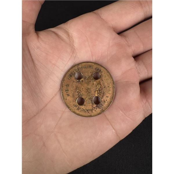 Republic of China Punched Cash Coin