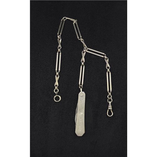 14k Gold Filled AC Co Watch Fob and Knife