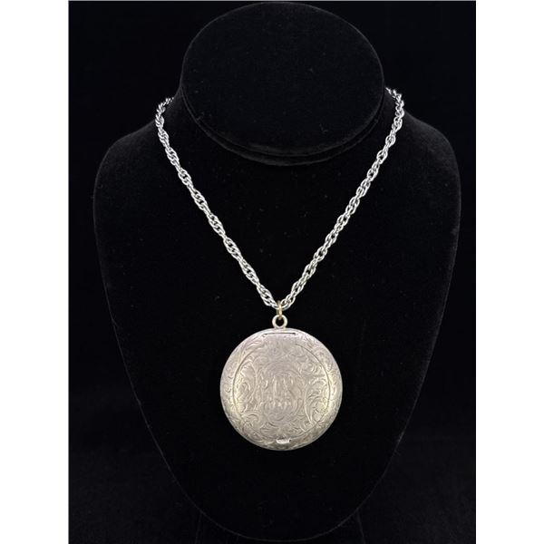 WWI WW1 Officer Sterling Silver Sweetheart Locket