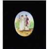 Image 1 : Victorian Hand Painted Porcelain Brooch