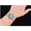 Image 1 : Old Pawn Navajo Sterling Silver Turquoise Bracelet
