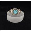 Image 2 : Old Pawn Navajo Sterling Silver Turquoise Bracelet