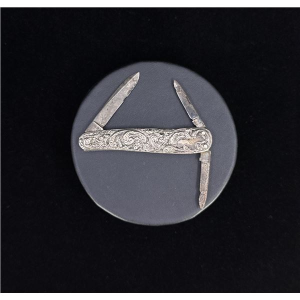 German Sterling Silver Gentlemans Knife