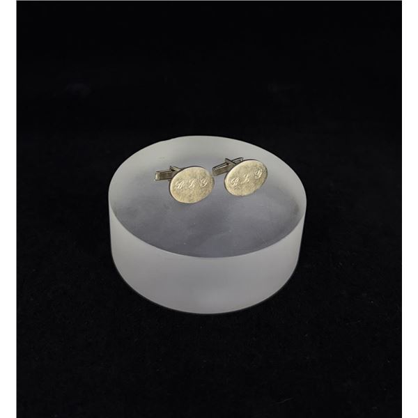 Monogram Sterling Silver Cufflinks