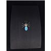 Image 1 : Navajo Sterling Silver Turquoise Spider Brooch