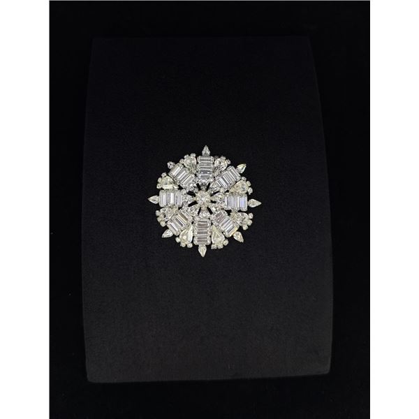 Costume Jewelry Rhinestone Brooch