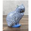 Image 4 : Herend Fishnet Hand Painted Cat Sitting 5383