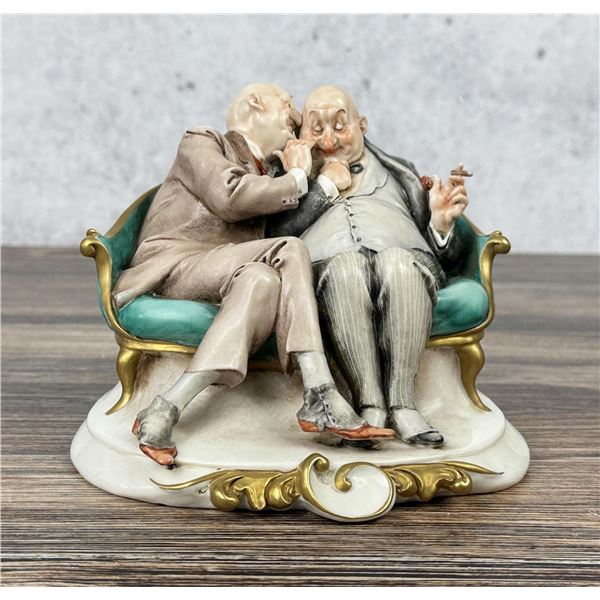 Capodimonte Porcelain Figurine Risque Punchline