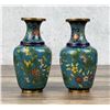 Image 1 : Pair of Chinese Cloisonne Enamel Vases