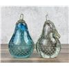 Image 1 : Pair of Murano Art Glass Pear Paperweights