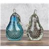 Image 4 : Pair of Murano Art Glass Pear Paperweights