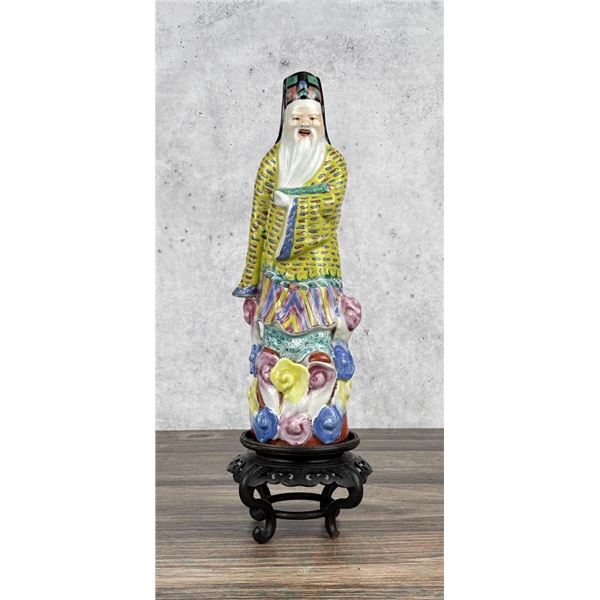 Chinese Famille Rose Porcelain Figure