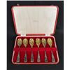 Image 1 : I. Magnin & Co. Gold Toned Berry Spoon Set