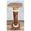 Image 3 : Regency Alabaster Column Pedestal Stand