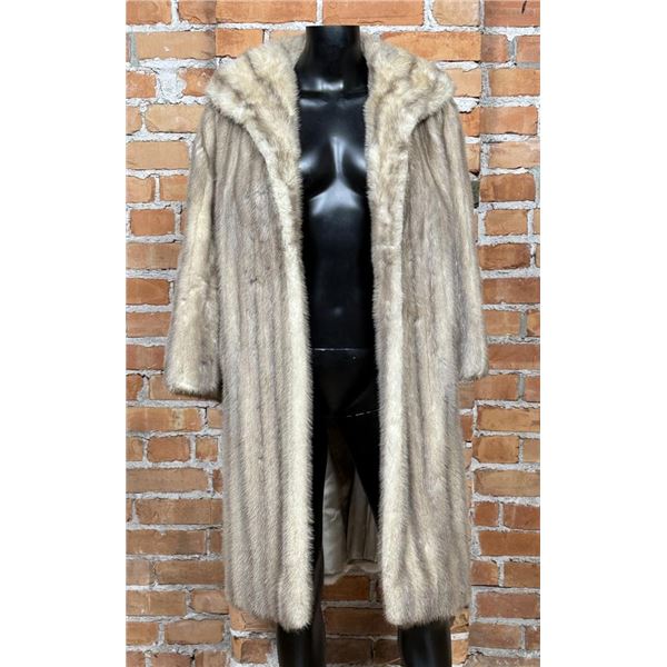 Custom Made Palomino Cross Mink Fur Coat Jacket