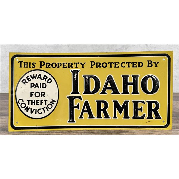 Idaho Farmer Stockman Protective Service Sign