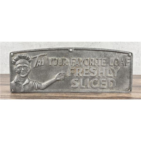 Freshly Sliced Bread Bakery Sign