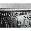 Image 3 : 1954 Colorado License Plates Matched Set