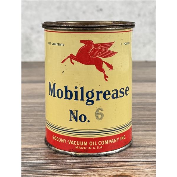 Mobilgrease Mobil Oil No 6 One Pound Tin Can