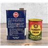 Image 2 : RPM Oil & Farmers Union Grease Tin Cans