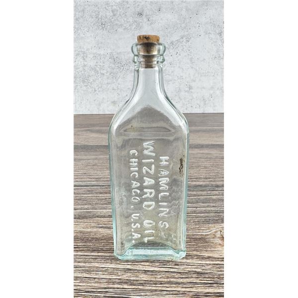 Hamlins Wizard Oil Snake Oil Medicine Bottle