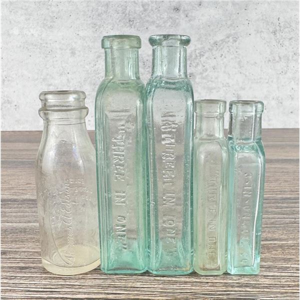 Antique Oil Bottles