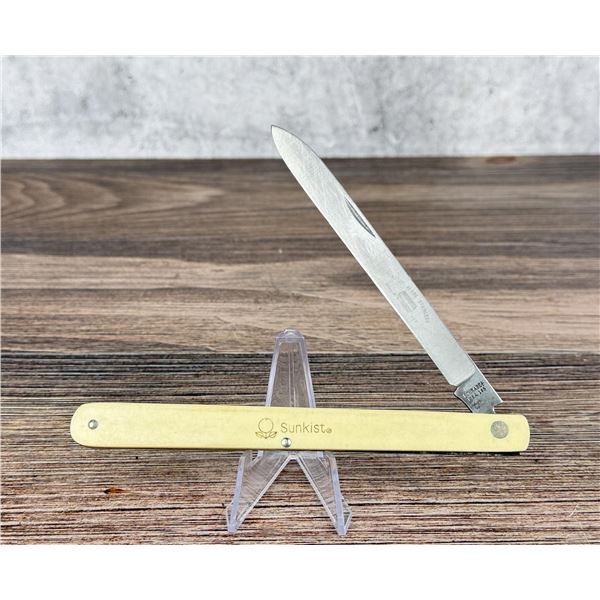 Schrade 105 Melon Fruit Knife Sunkist