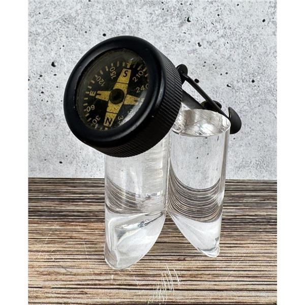 WW2 Era Military Hunting Pin On Compass