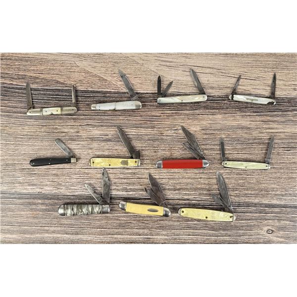 Collection of Antique Pocket Knives